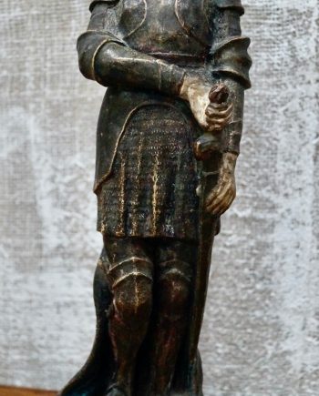A Rare Compton Pottery Figure of Saint George