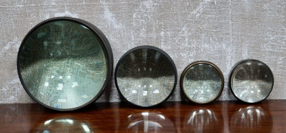 Rare Set Of Victorian Projector Lenses
