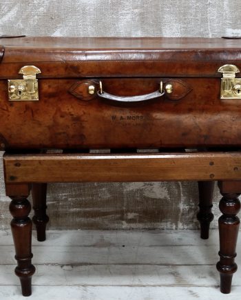 Vintage Large Leather Suitcase (SOLD)