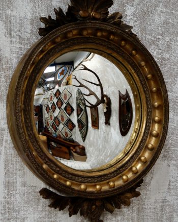 Regency Giltwood Convex Mirror (SOLD)