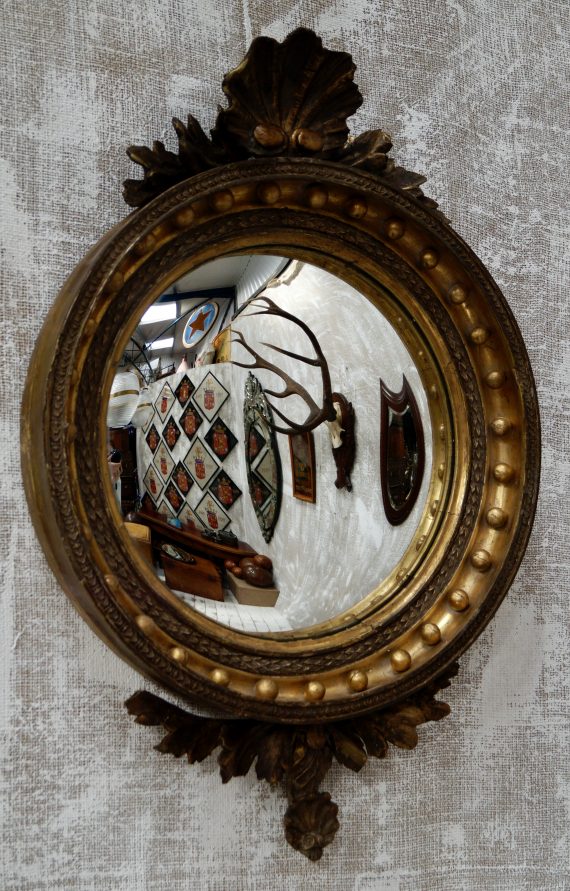 Regency Giltwood Convex Mirror (SOLD)