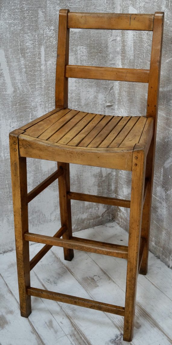 Vintage Artists Beechwood Bar Stool (SOLD)