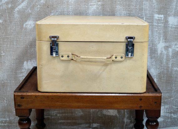 Vintage Square Vellum Hat Box (SOLD)