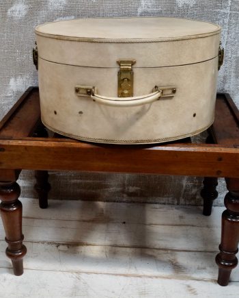 Vintage Round Vellum Hat Box (SOLD)
