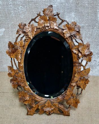 Antique Black Forest Easel Mirror (SOLD)