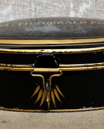 Antique Barristers Oval Wig Box (SOLD)