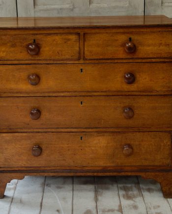 Victorian Oak Chest Of Drawers (SOLD)