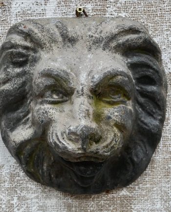 18th Century Cast Lead Lions Mask (SOLD)