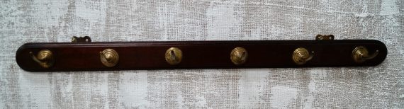 Victorian Mahogany & Brass Poultry Hanging Rack (SOLD)