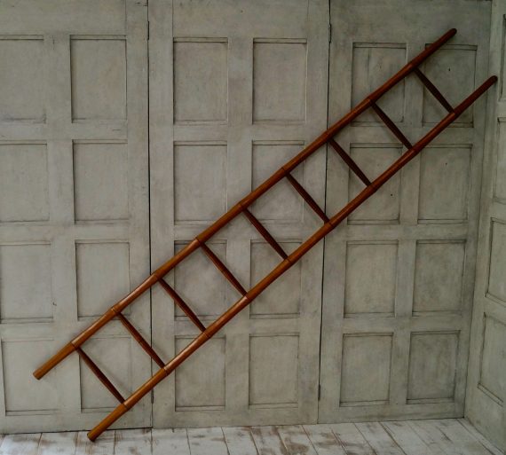 Victorian Faux Bamboo Library Ladder (SOLD)