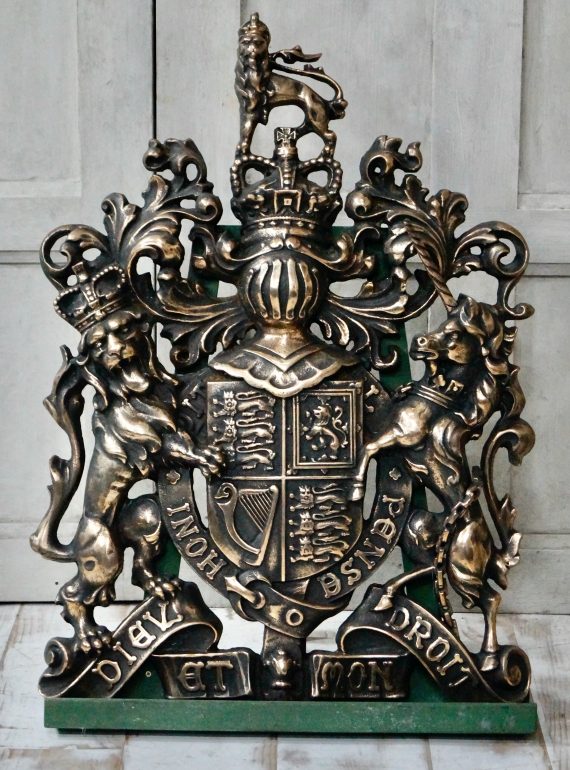 Bronze Royal Coat Of Arms (SOLD)