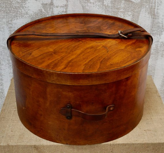 Large Victorian Bentwood Hat Box (SOLD)