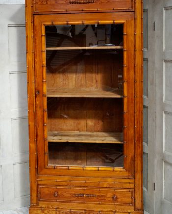 Antique French Faux Bamboo Armoire (SOLD)