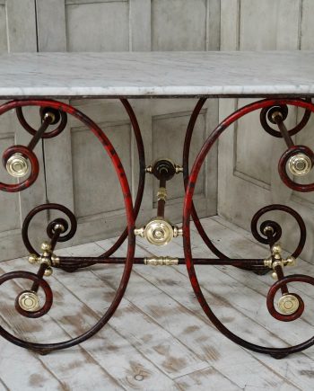 Antique French ‘Boucher’ Table With Marble Top (SOLD)