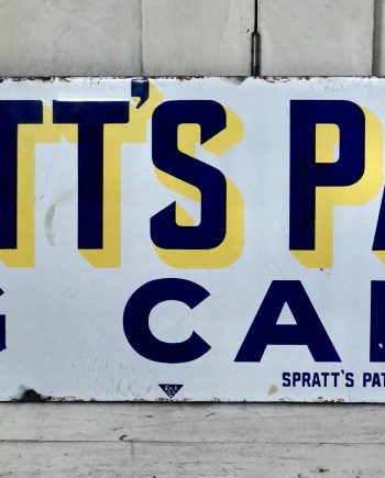Vintage Spratt’s Dog Cakes Advertising Sign (Sold)
