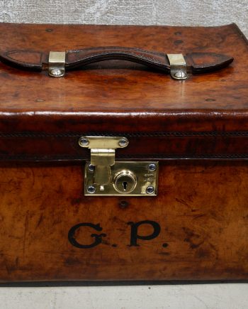 Victorian English Leather Hat Box (SOLD)