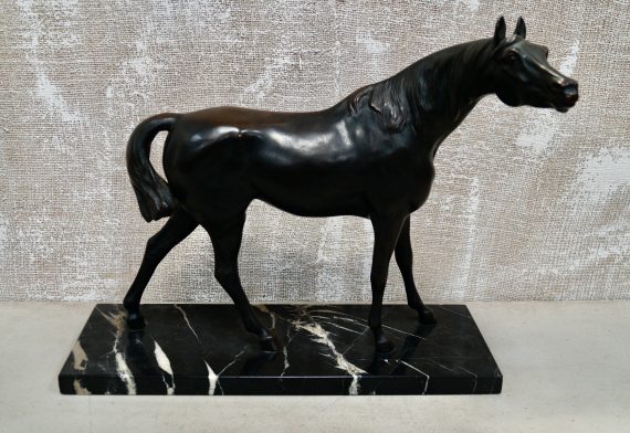 Rare Bronze Horse Statue By Stanislaus Capeque (SOLD)