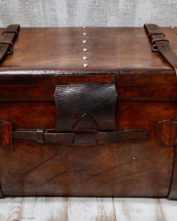 Full English Leather Travel Trunk (SOLD)