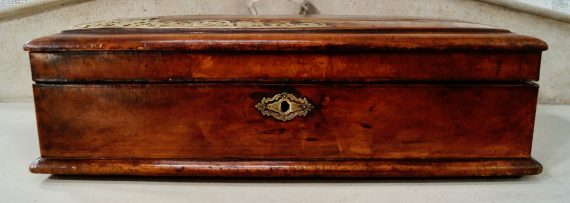 Victorian French Leather Glove Box & Gloves