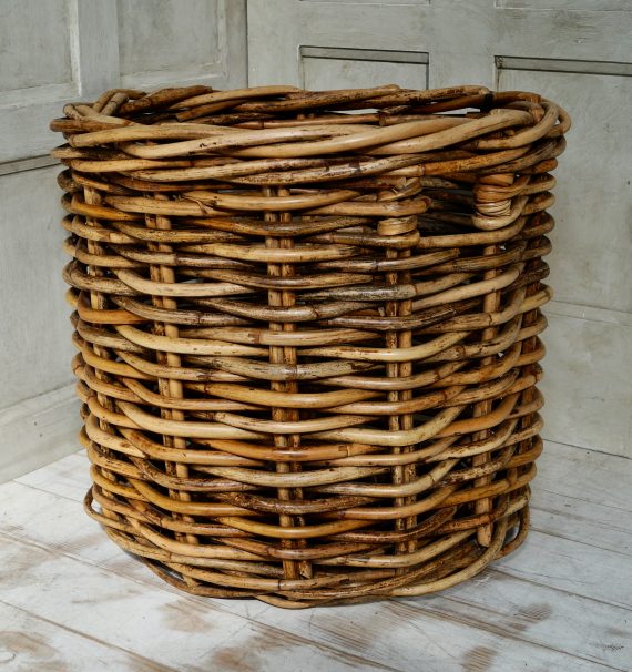Large Vintage French Wicker Basket (SOLD)
