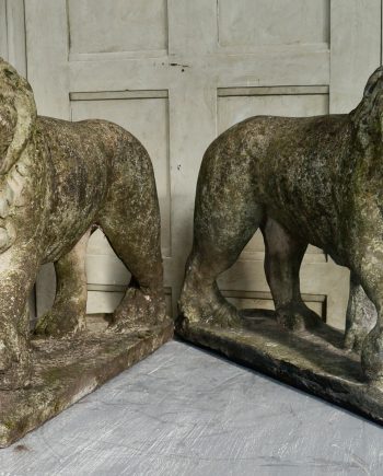 Pair Of Medici Stone Lions (SOLD)