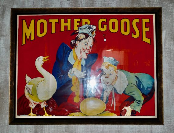 Vintage Framed Pantomime Poster By Albert Taylor (SOLD)