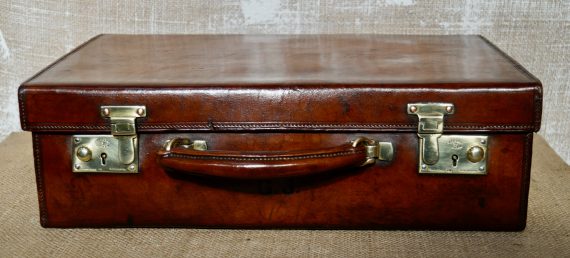 Antique Finnigans English Leather Briefcase (SOLD)