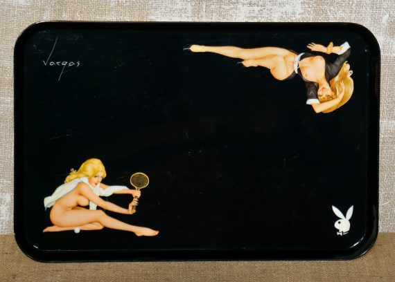 Rare Vintage Alberto Vargas Webel Cocktail Tray