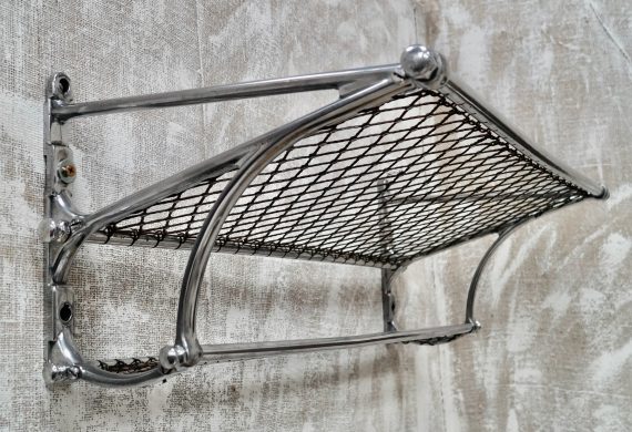 Antique Aluminium Train Carriage Luggage Rack (SOLD)