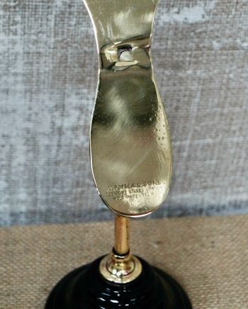 Victorian Brass Shoe Display Stand