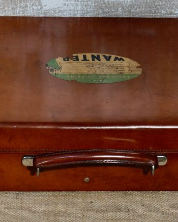 Antique Full English Hide Leather Shirt Case (SOLD)