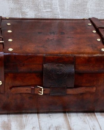 Victorian W.Insall & Sons Full Leather Trunk (SOLD)
