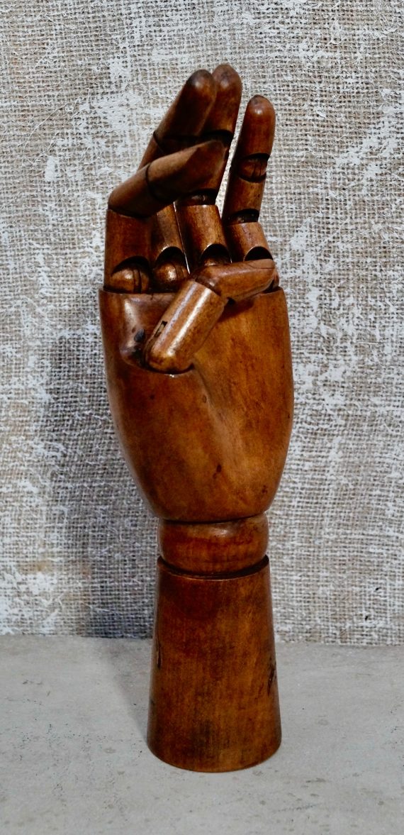 Antique Articulated Wooden Hand (SOLD)