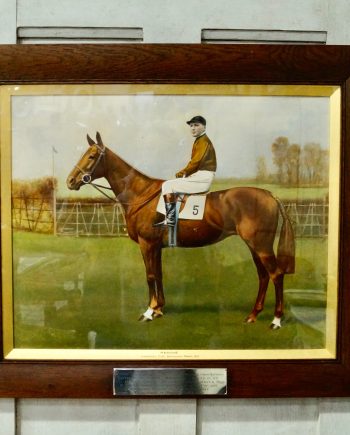 Oak Framed Sandown Park Imperial Cup Painted Print