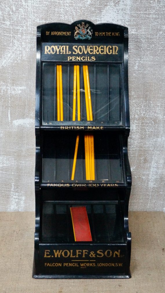 A Rare Royal Sovereign Pencil Shop Display Case