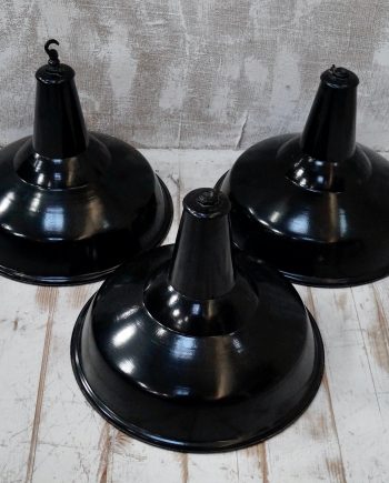 Vintage Industrial Factory Pendant Lights by Benjamin UK