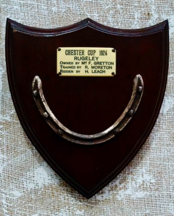 1924 Chester Cup Winners Horseshoe Plaque