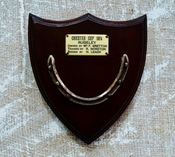 1924 Chester Cup Winners Horseshoe Plaque