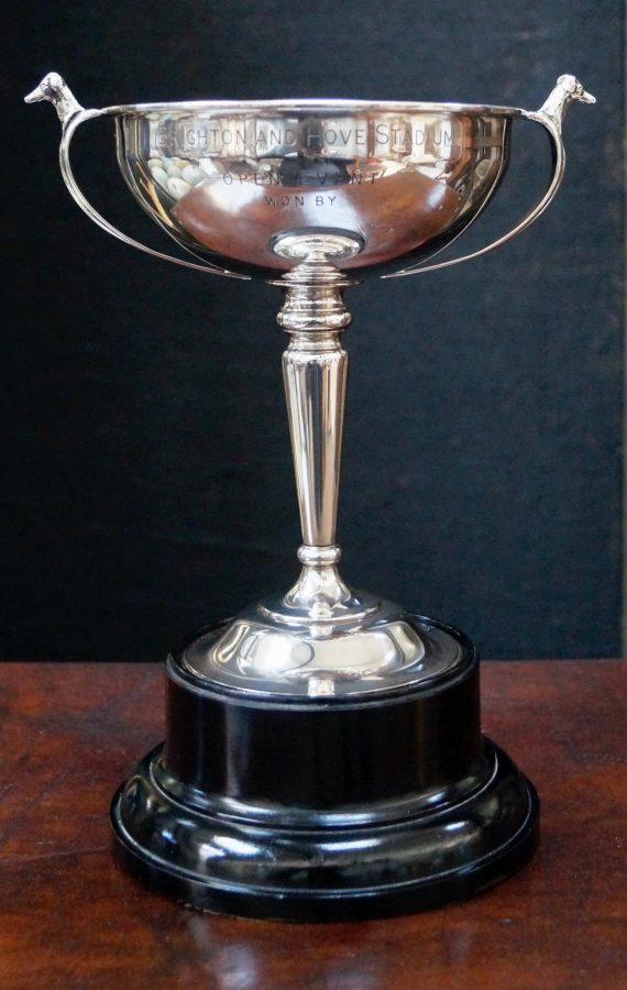 Brighton & Hove Greyhound Stadium Grand Opening Winners Trophy (SOLD)