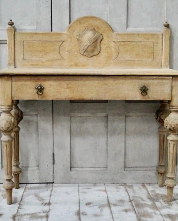 Victorian Bleached Oak Hall Table (SOLD)
