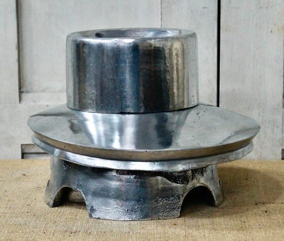 Antique L Garnot Paris Aluminium Hat Mould