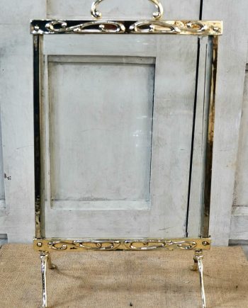 Victorian Brass Fire Screen (SOLD)