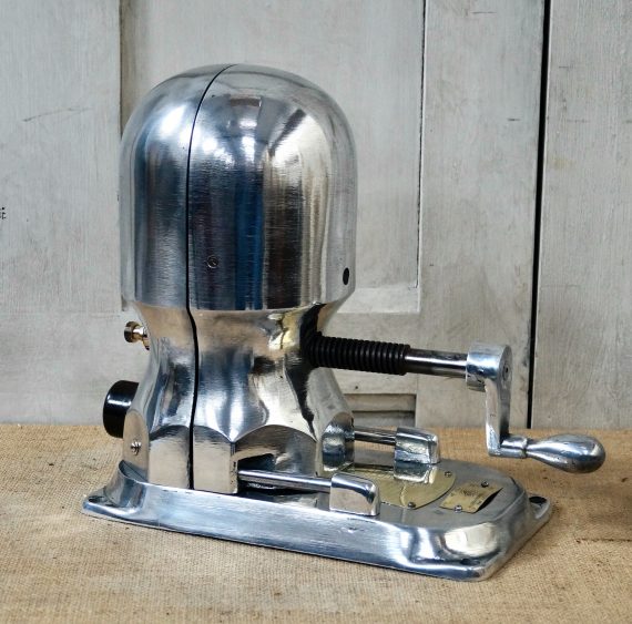 A Rare Farrbest & Sons Aluminium Hat Stretcher (SOLD)
