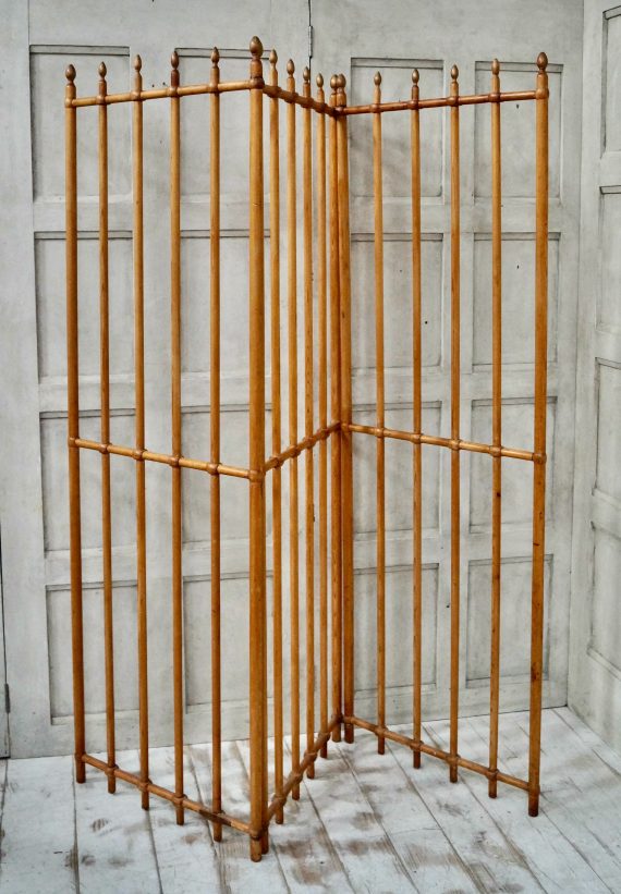Victorian Arts & Crafts Pitch Pine Room Divider