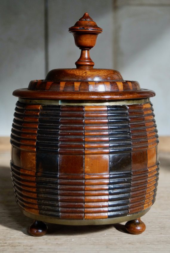 Antique Treen 18th Century Dutch Tobacco Jar (SOLD)