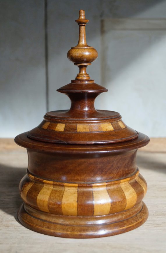 Antique Treen 19th Century Dutch Tobacco Jar (SOLD)