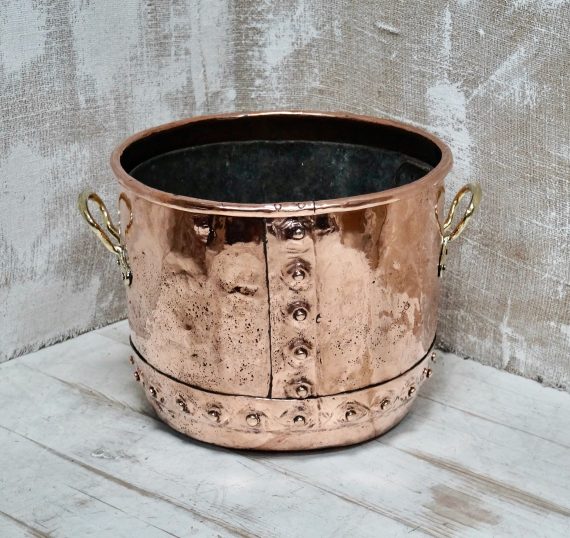 Victorian Copper & Brass Coal Bucket (SOLD)
