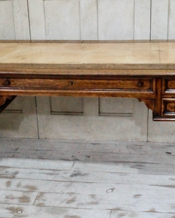 Antique French Oak Barely Twist Clerks Desk (SOLD)