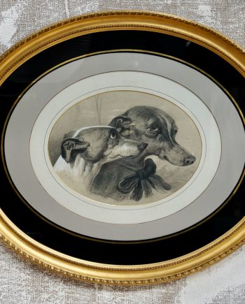 19th Century Joseph Witham Pencil Drawing