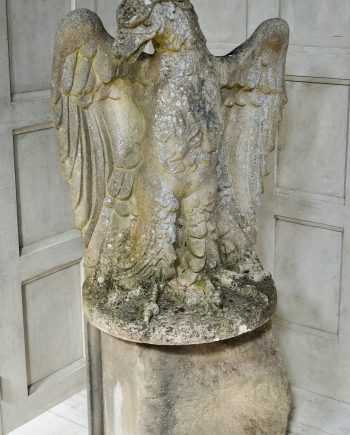 Turn Of The Century Stone Eagle Statue (SOLD)
